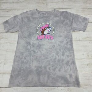 Buc-ee's T-Shirt Medium Grey In My Buc-ee's Era Tie-Dye Graphic Short Sleeve